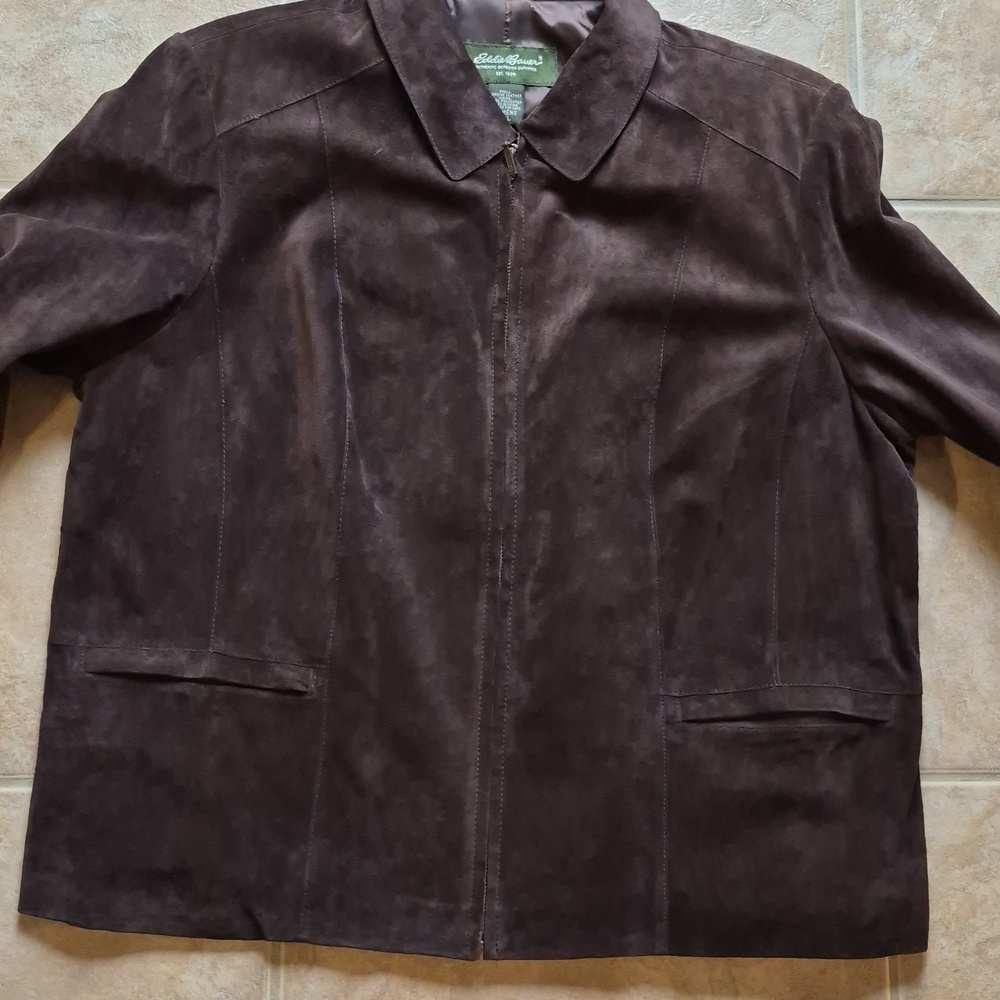 Eddie Bauer Suede Jacket - Picture 10 of 15